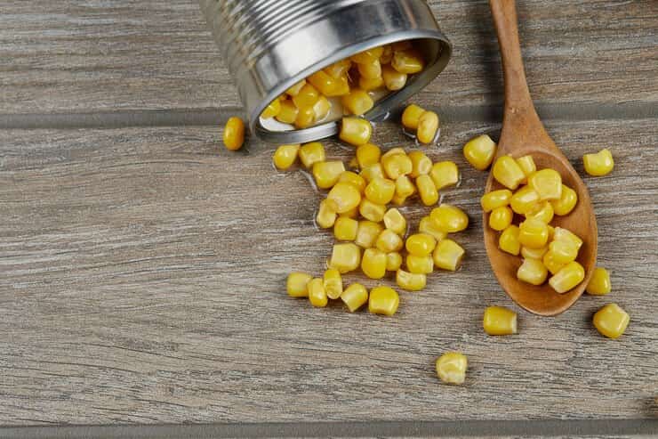کنسرو ذرت مکزیکی بزرگ با کیفیت بالا مغذی و خوش طعم